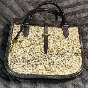 Fossil RYDER pony hair Handbag